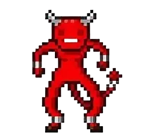 Пиксельный чёрт